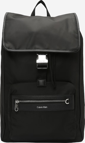 Calvin Klein - Mochila en negro: frente
