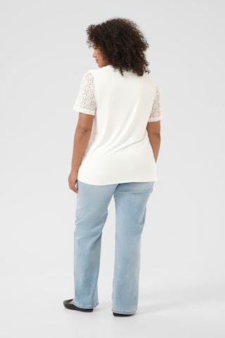 KAFFE CURVE - Camiseta en blanco
