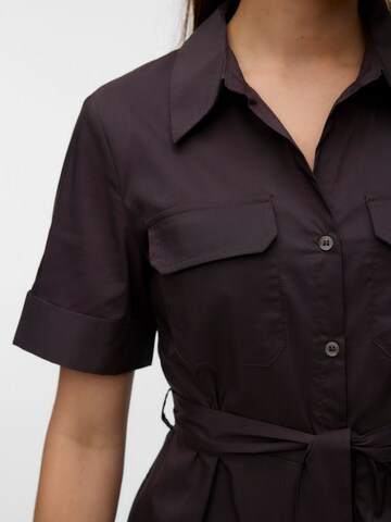 Abito camicia 'VMLotus' di VERO MODA in marrone