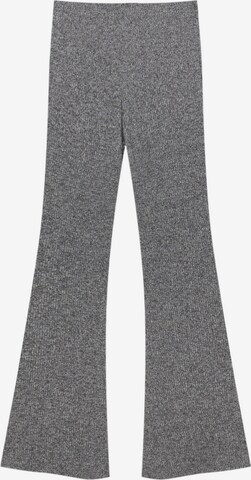 Pull&Bear Flared Leggings in Grey: front