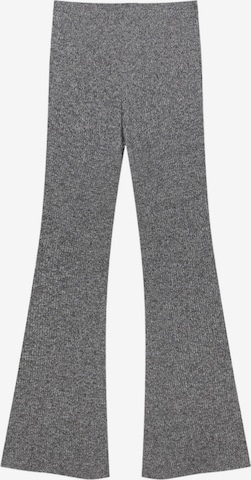 Pull&Bear Flared Leggings in Grey: front