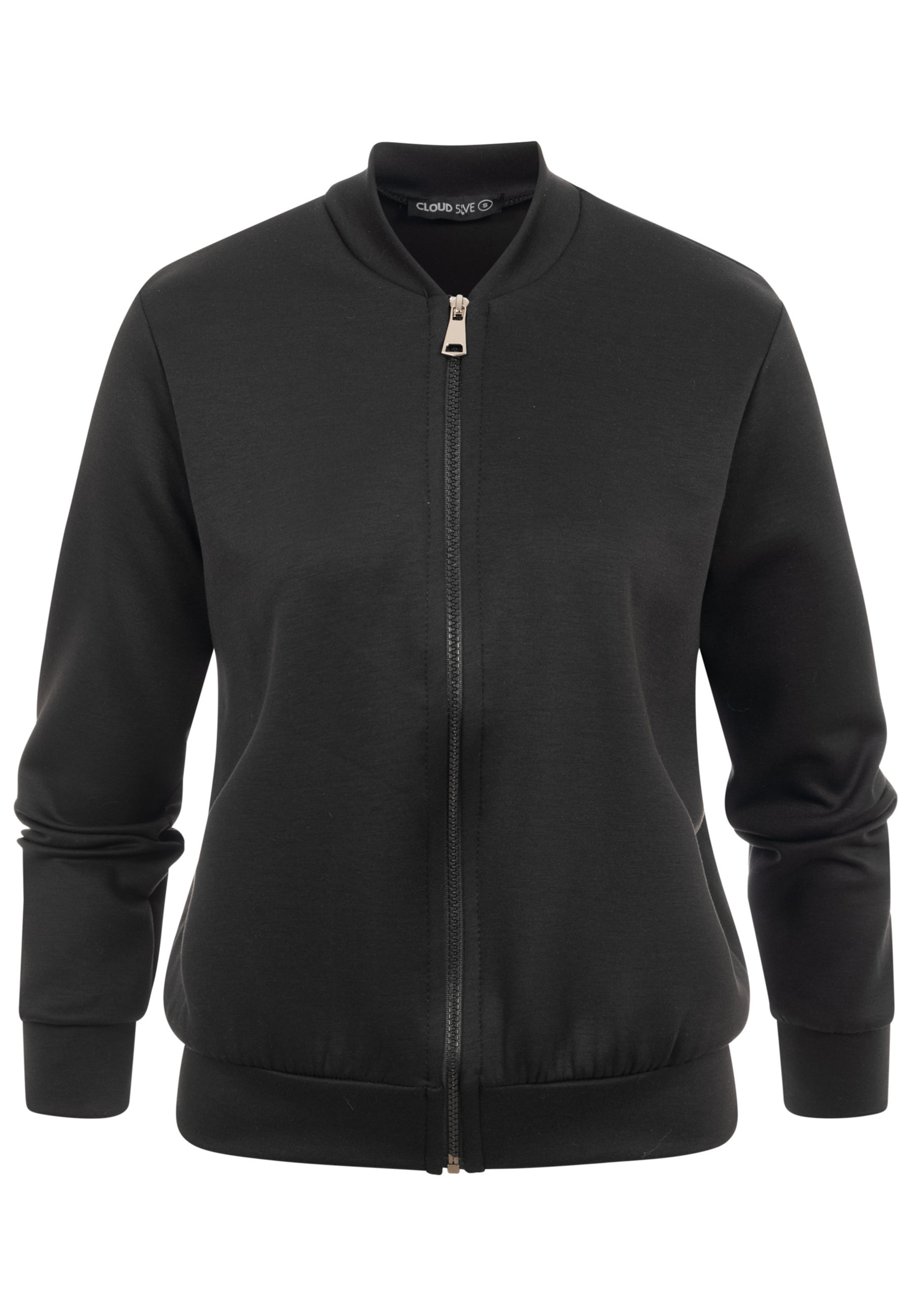 Cloud5ive Tussenjas in Zwart: voorkant