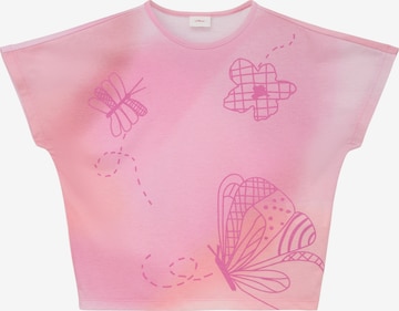 s.Oliver Shirt in Roze: voorkant