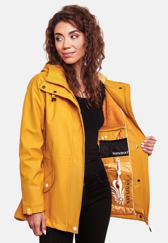 NAVAHOO Weatherproof jacket 'Ocean Heart' in Yellow