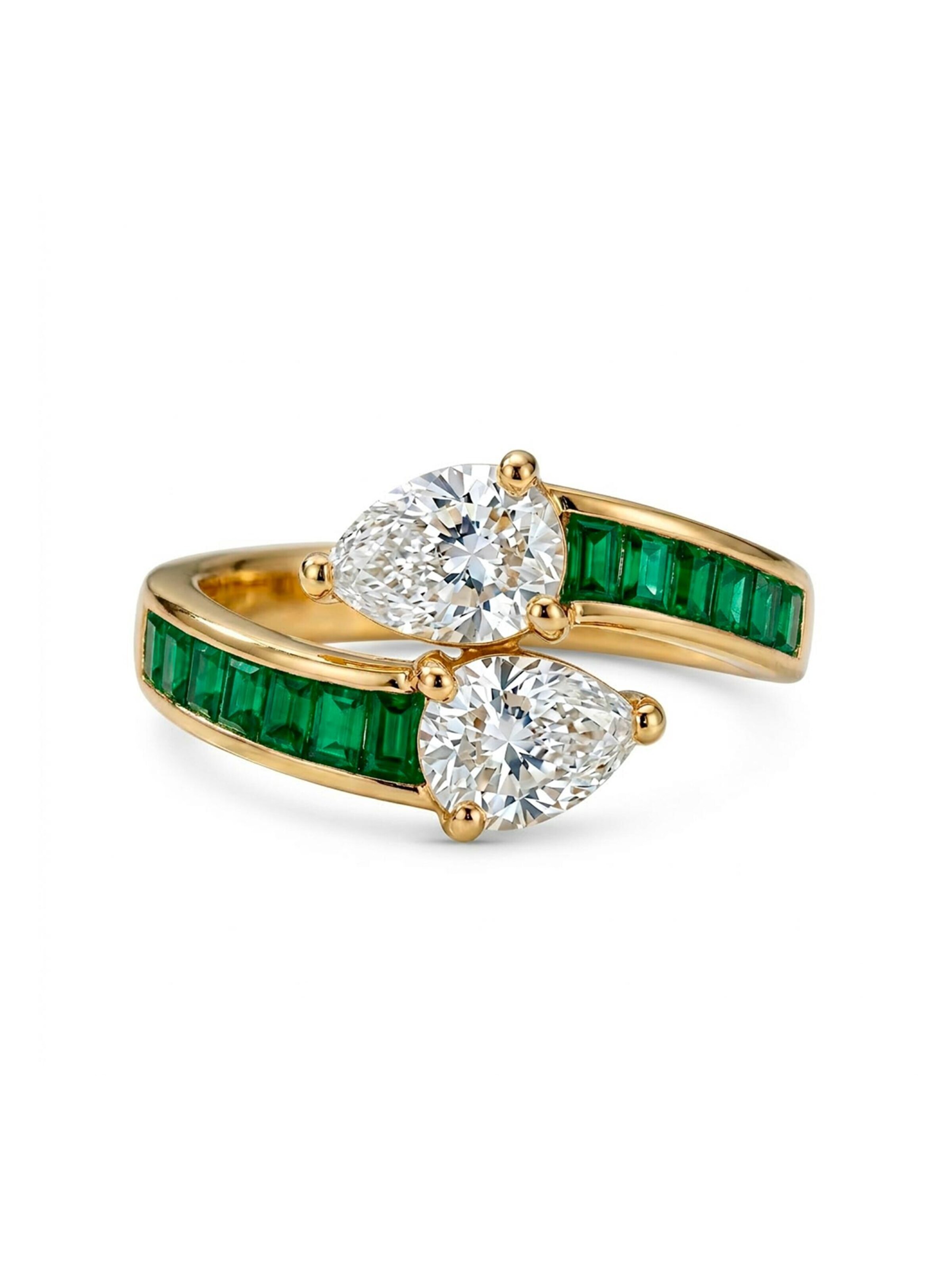 Anello 'Darbia' di Luxenter in verde
