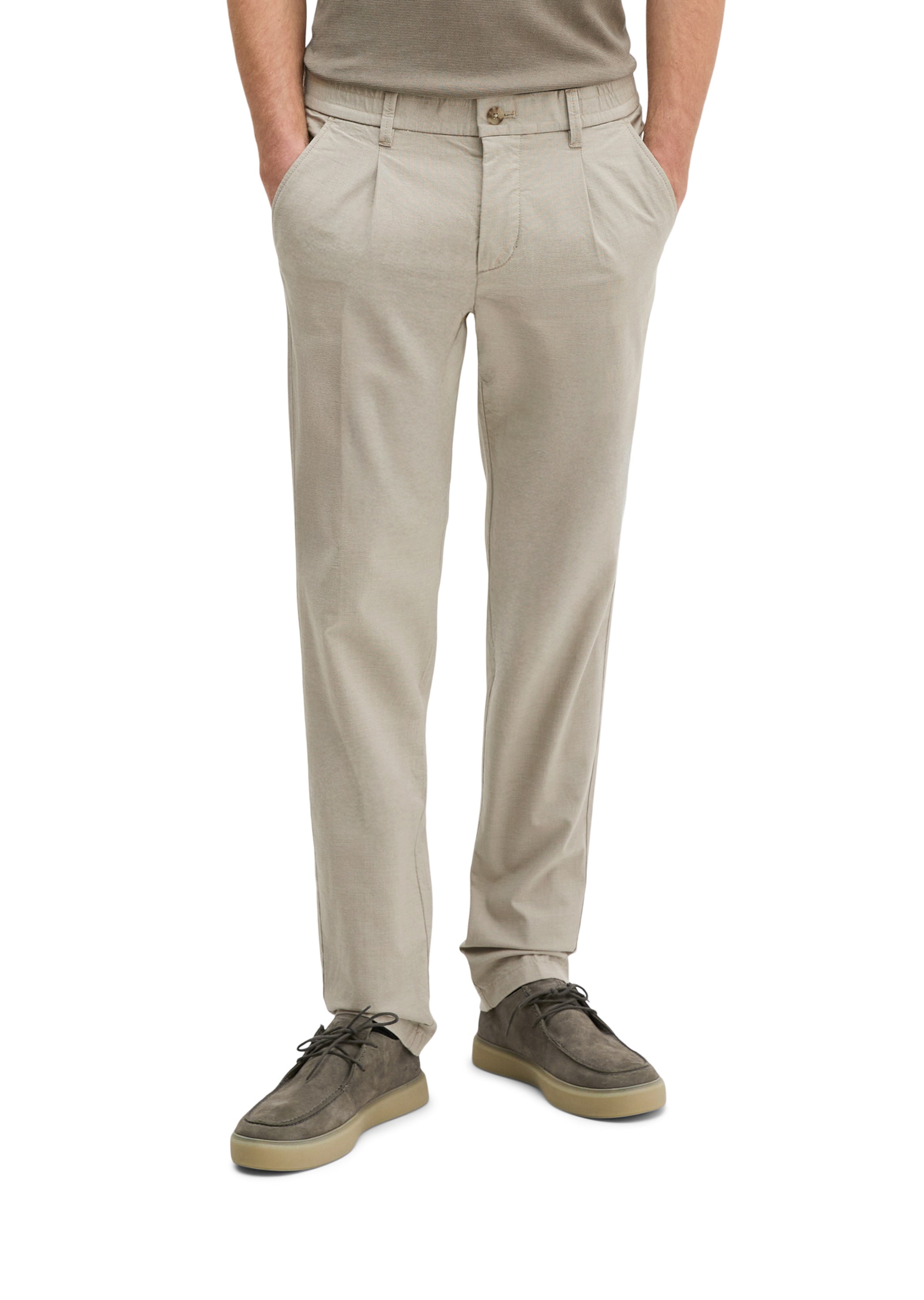 Marc O'Polo Regular Hose in Beige: Vorderseite
