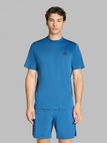 ADIDAS PERFORMANCE Performance Shirt 'TECHESS' in Blue: front