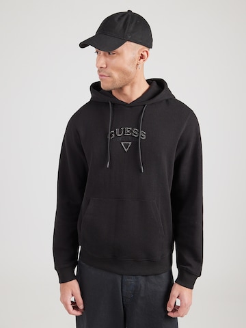 GUESS Majica | črna barva: sprednja stran