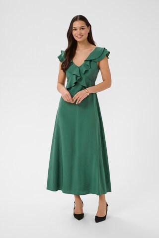 Robe de soirée 'KARosie' Kaffe en vert : devant