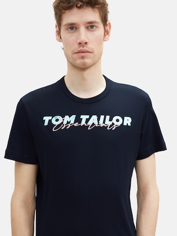 TOM TAILOR T-Shirt in Hellblau, Dunkelblau | ABOUT YOU