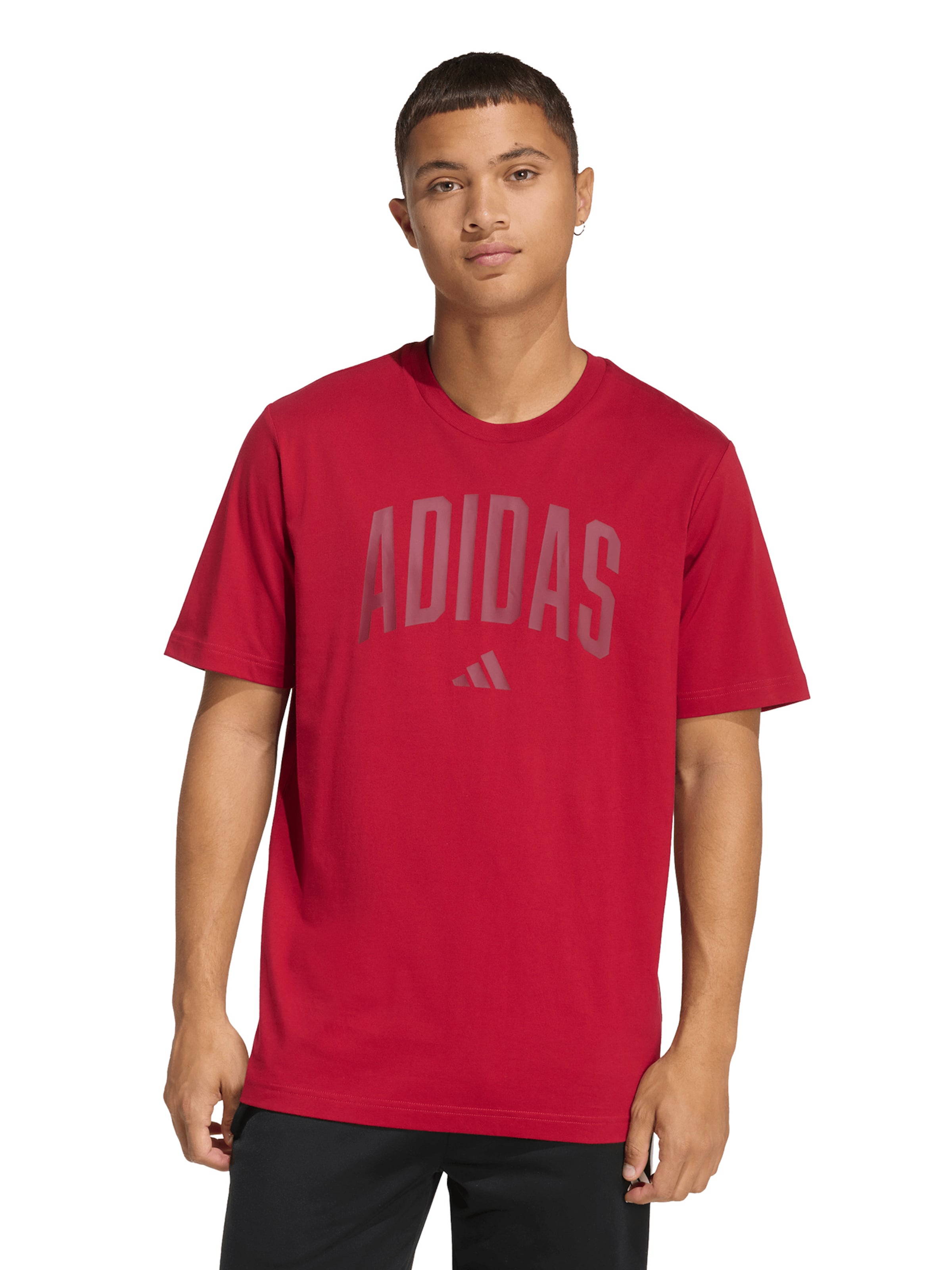 Tricou funcțional 'COLLEGIATE' de la ADIDAS SPORTSWEAR pe roșu: față