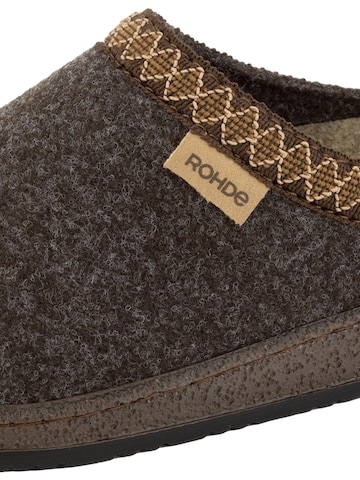 ROHDE Clogs 'Novara-D' in Bruin