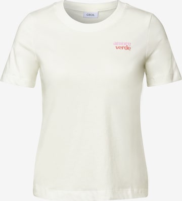 CECIL T-Shirt in Beige: Vorderseite