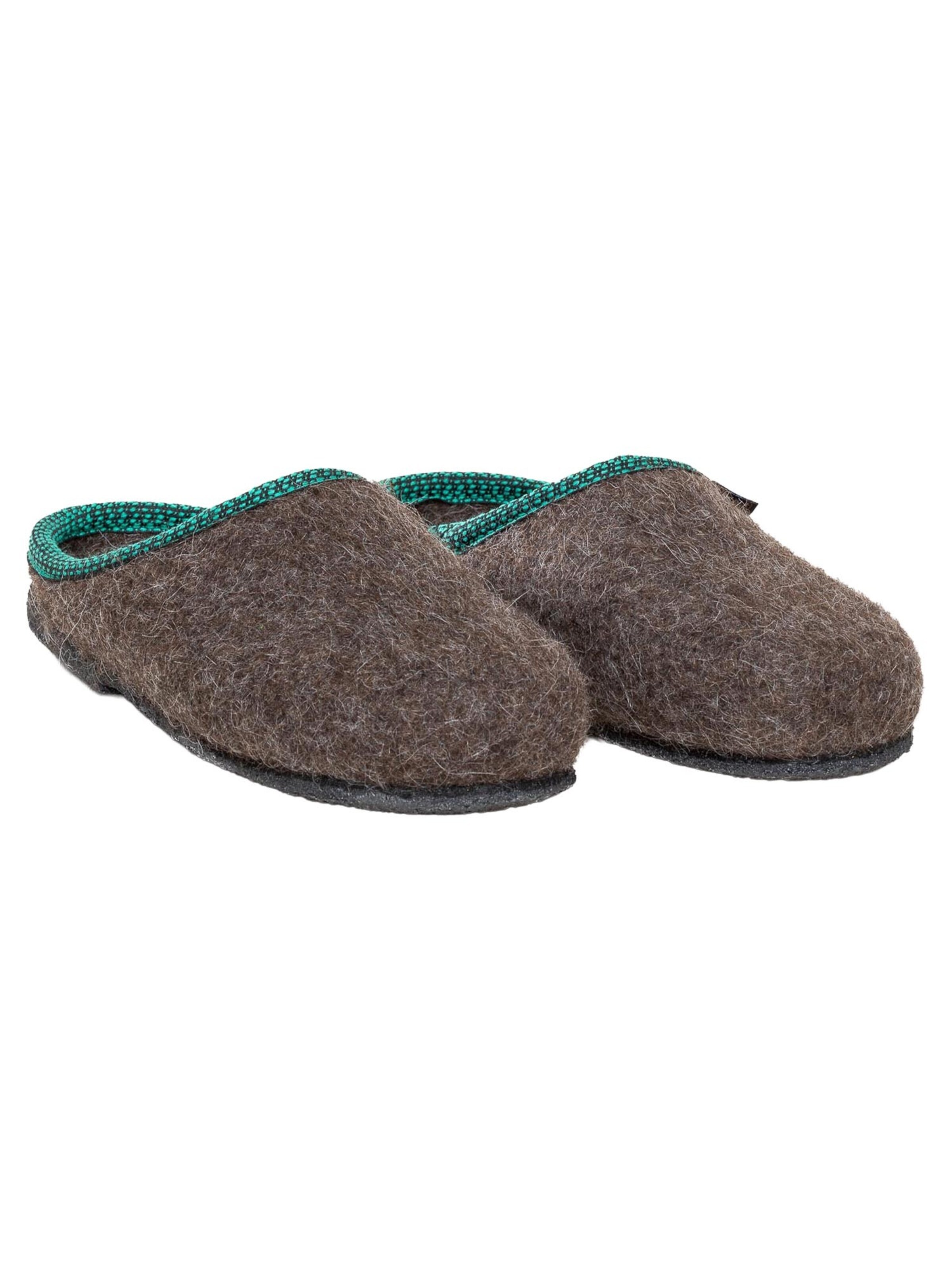Stegmann Pantolette 'Filz'‌‌‌‌‌‌‌‌‌‌ in Grau