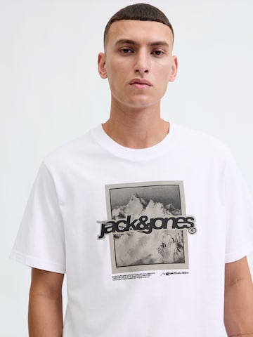 JACK & JONES Koszulka 'JCOFLARE' w kolorze biały
