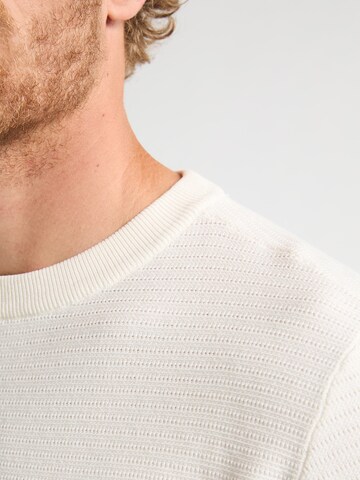 Pull-over Petrol Industries en blanc