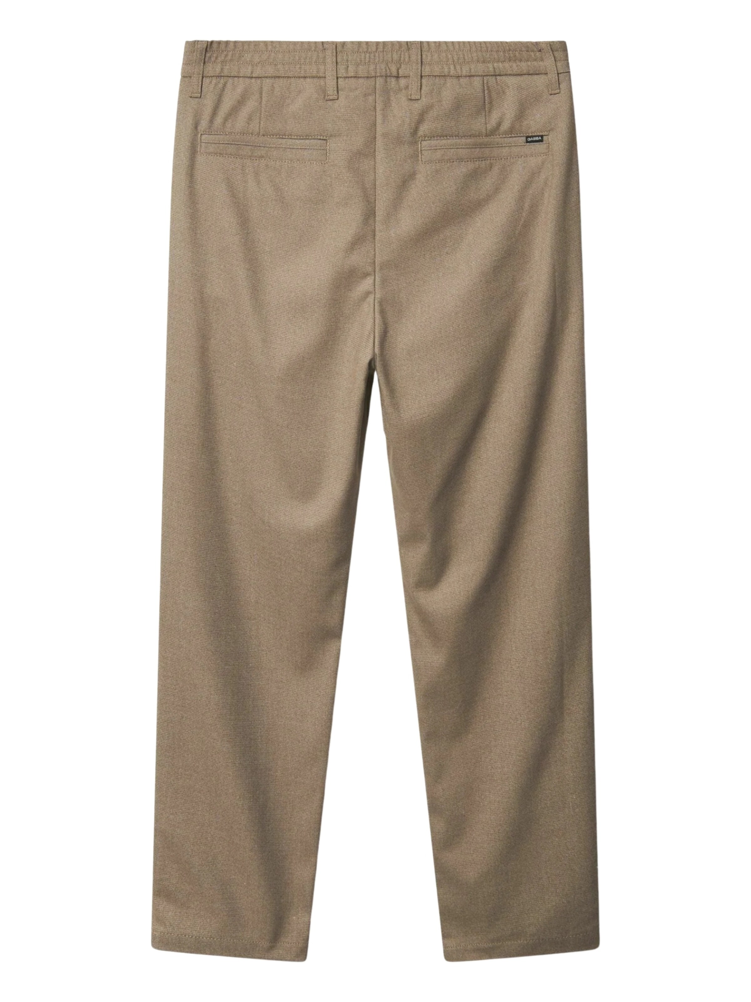 GABBA Regularen Hlače 'Monza' | rjava barva