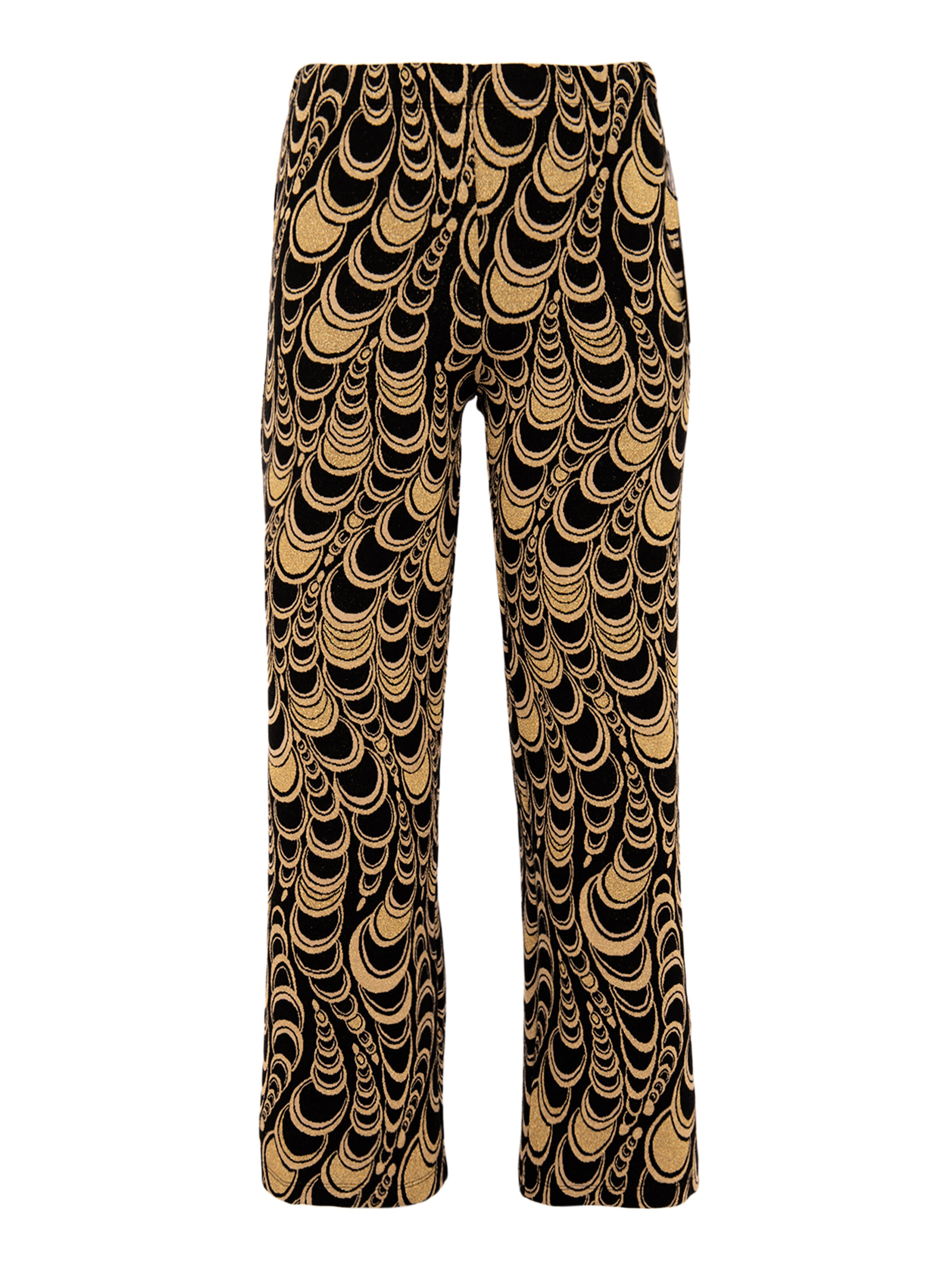 Wide Leg Pantalon YOEK en noir : devant