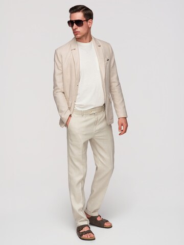 Regular fit Giacca da completo di Ombre in beige