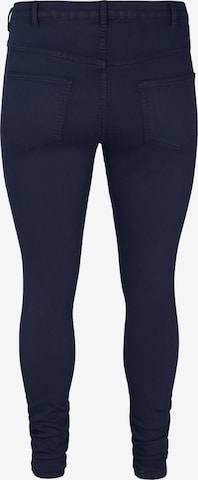 Zizzi Skinny Jeans 'Amy' in Blauw