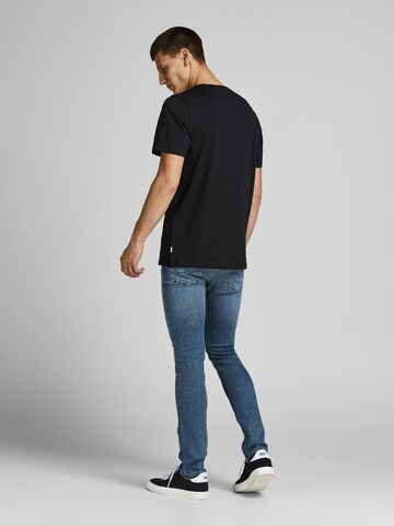 JACK & JONES Slimfit Kavbojke 'Tim' | modra barva