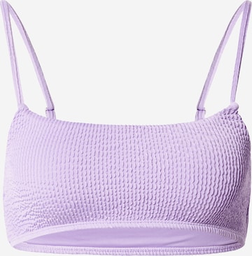 BeckSöndergaard Bustier Bikinitop 'Audny Ezra' in Lila: voorkant