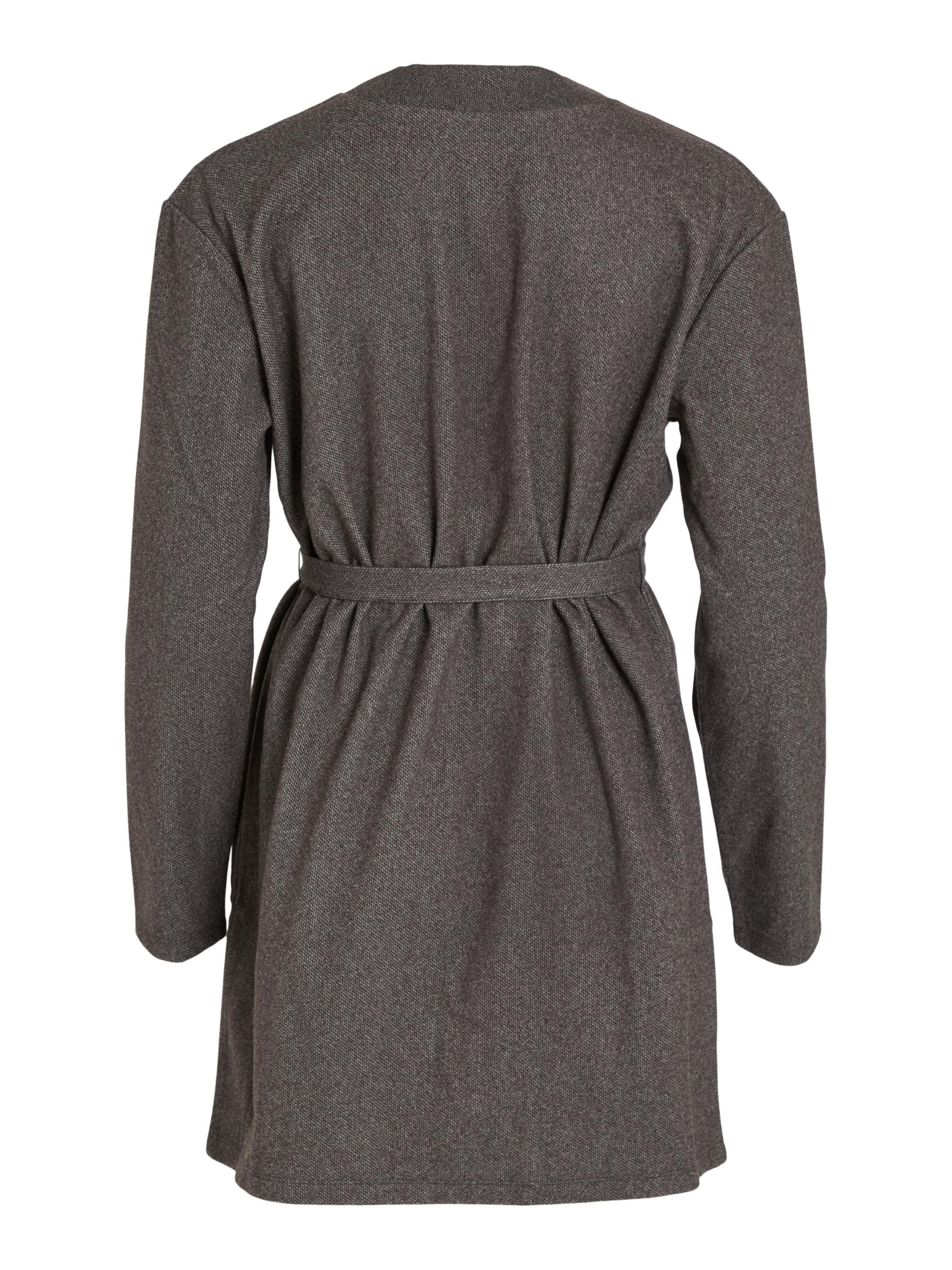 VILA Πλεκτή ζακέτα 'Queni' σε γκρι