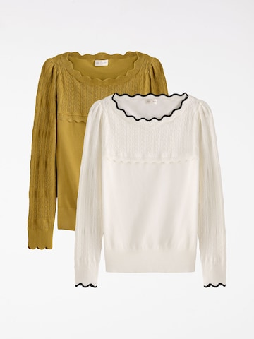 love & roses Trui in Groen: voorkant