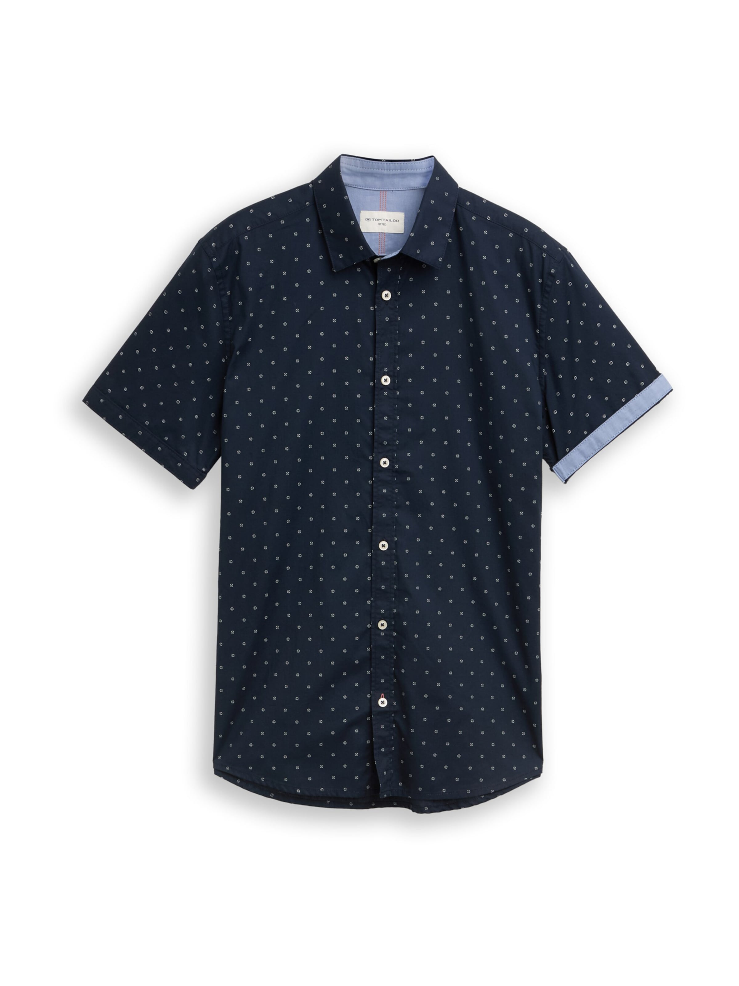 TOM TAILOR - Ajuste estrecho Camisa en azul: frente