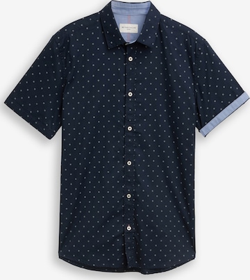 TOM TAILOR - Ajuste estrecho Camisa en azul: frente