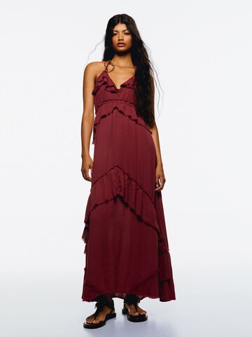 Abito estivo di Bershka in rosso: frontale