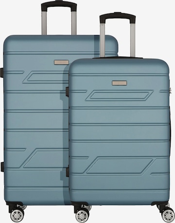 Ensemble de bagages 'Bergamo' Nowi en bleu : devant