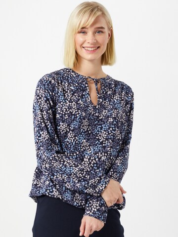 TOM TAILOR Blouse in Blauw: voorkant