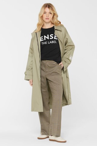 SENSES.THE LABEL Between-Seasons Coat 'On:ta' in Green