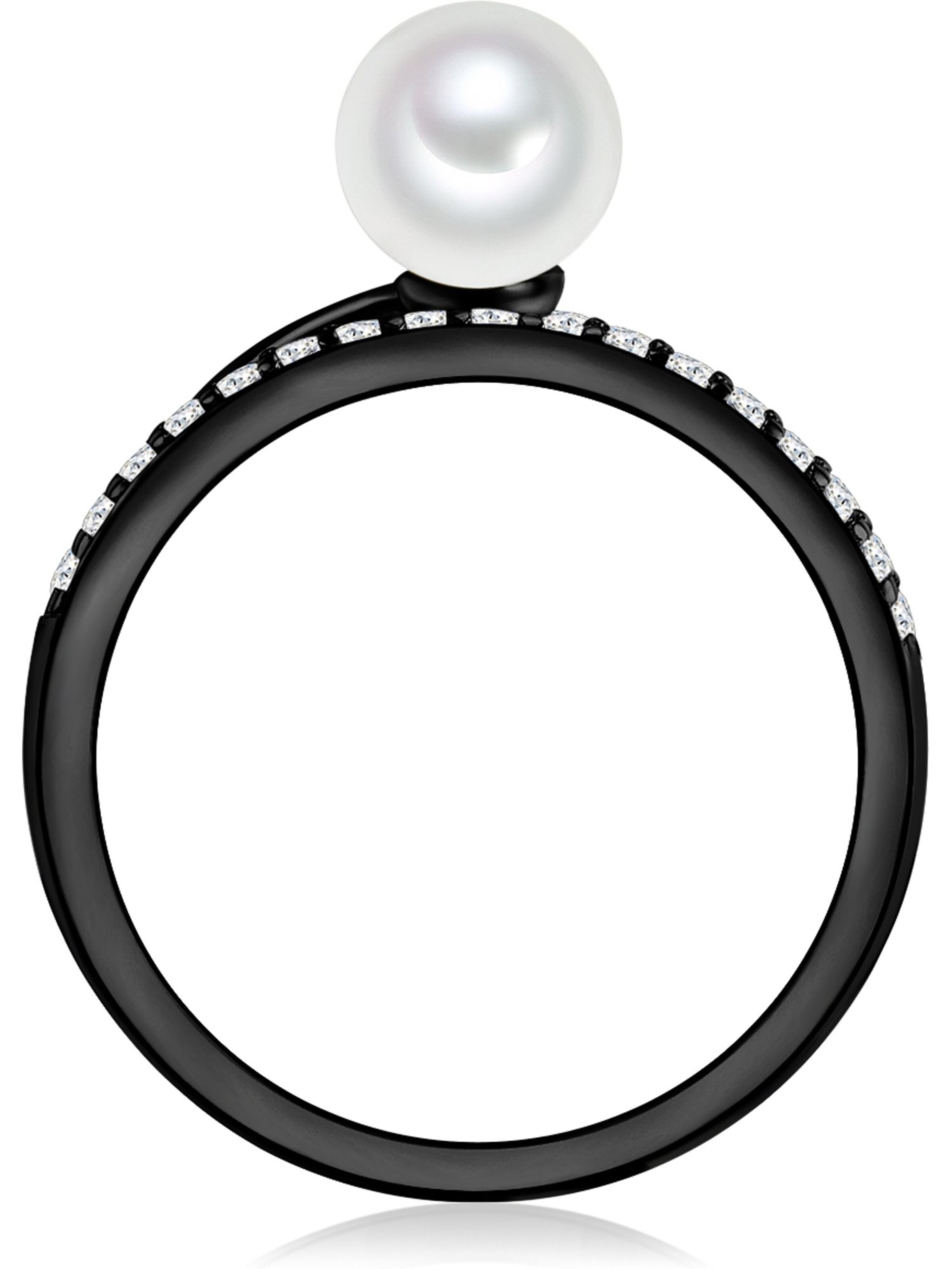 Anello di Valero Pearls in nero