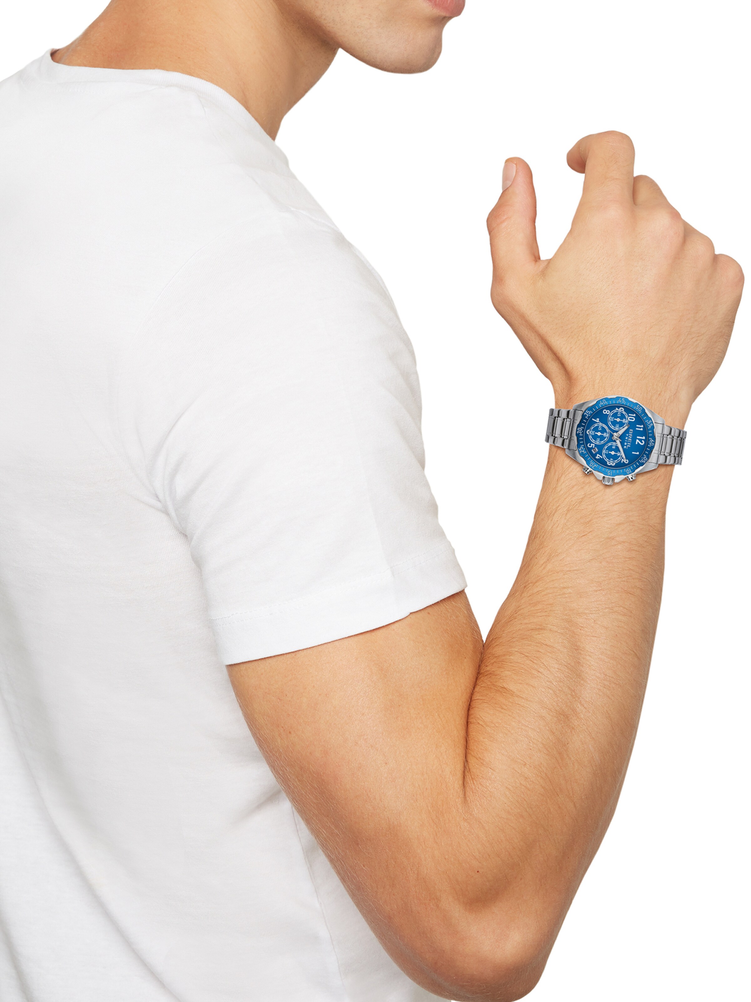 Breil Uhr 'Grow Up' in Silber: Vorderseite