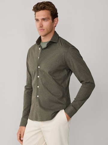 Coupe regular Chemise Hackett London en vert