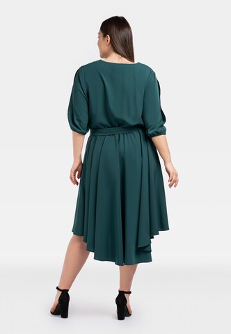 Robe de cocktail ' OLIWIA ' Karko en vert