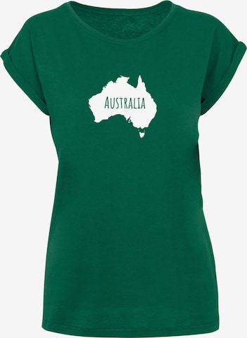 Merchcode Shirt 'Australia X' in Green: front