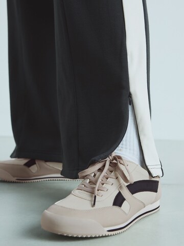 Wide Leg Pantalon Next en gris