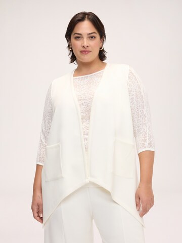 Gilet de costume Fiorella Rubino en blanc
