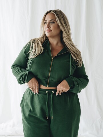 CITA MAASS - Sudadera con cremallera en verde