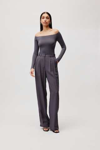 LeGer by Lena Gercke Regular Pleat-Front Pants 'Draco' in Grey