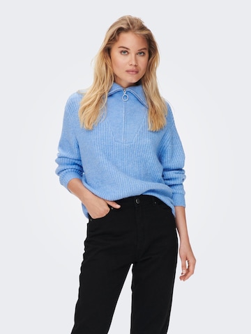 ONLY - Pullover 'Baker' em azul: frente