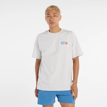 new balance Shirt 'Athletics' in Grey: front