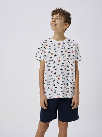 TWO SOON Pajamas in Blue: front