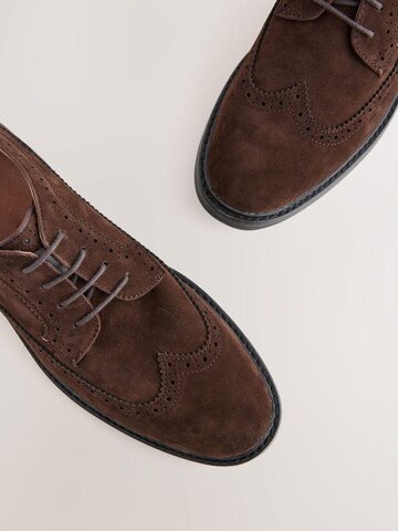 Next - Zapatos con cordón en marrón