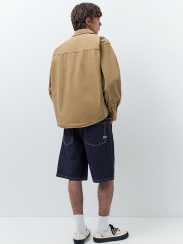 Pull&Bear Baggy Jeans in Blauw