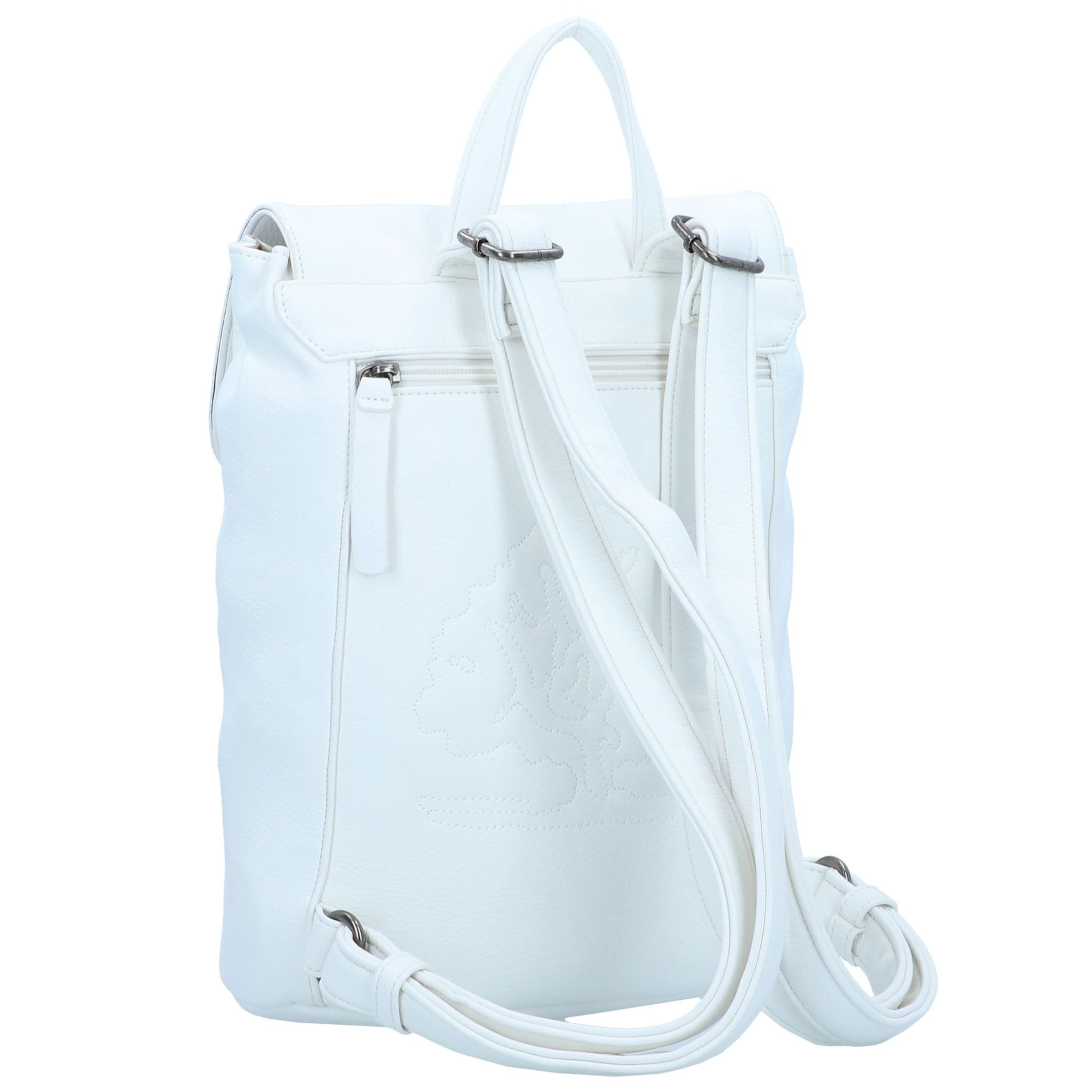 GREENBURRY Backpack 'Mad'l Dasch Fanzi' in White