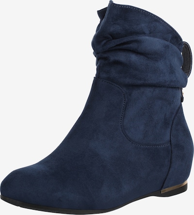 Elara Stiefelette in marine, Produktansicht
